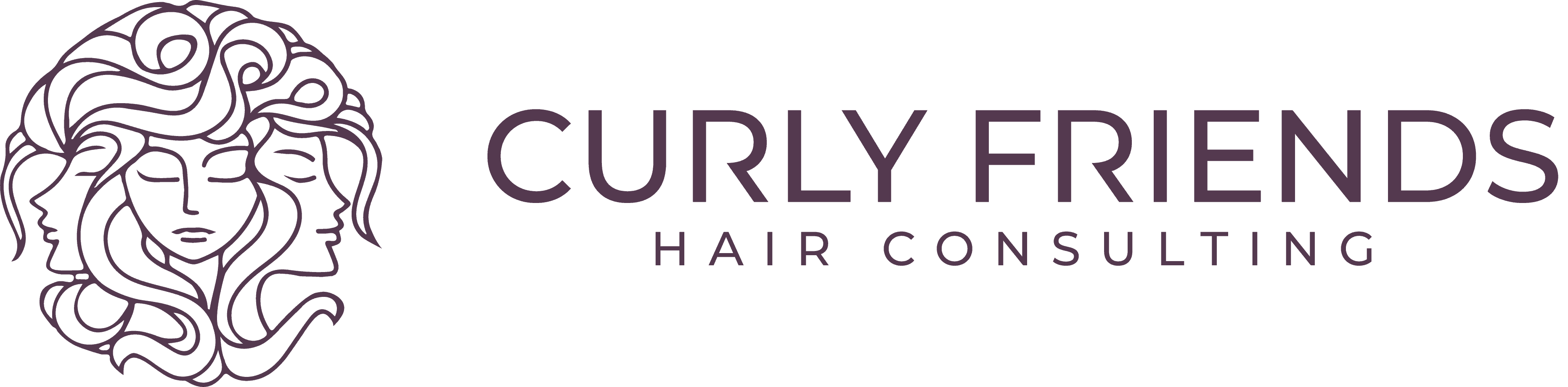 Curly friends logo